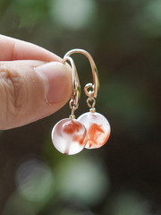 南紅瑪瑙耳鈎冰飄紅吊墜女神范大氣耳線耳墜時尚秀氣耳飾品