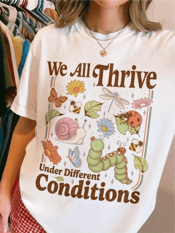 European size cotton TBCBA neurodiversity T-shirt |   Designed specifically for special education teachers and mental health advocates