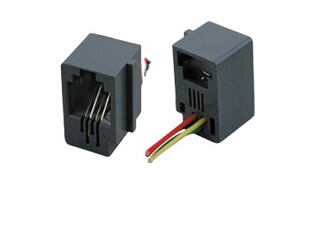 616E 4P4C Crystal Head female base PCB communication connection socket 616E female base communication connector