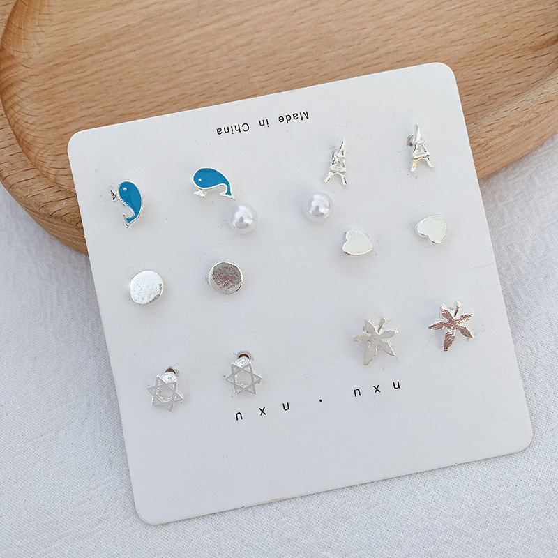 Pendientes de perlas, pendientes de estilo caliente, lujo ligero, pendientes simples de celebridades de Internet, accesorios de Yiwu, venta al por mayor