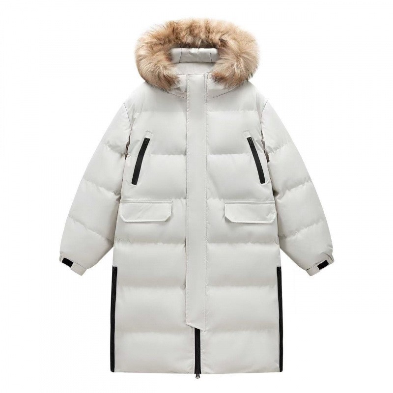 棉衣男女中长款棉衣羽绒棉服抗寒防风加厚运动大衣情侣外套男棉衣