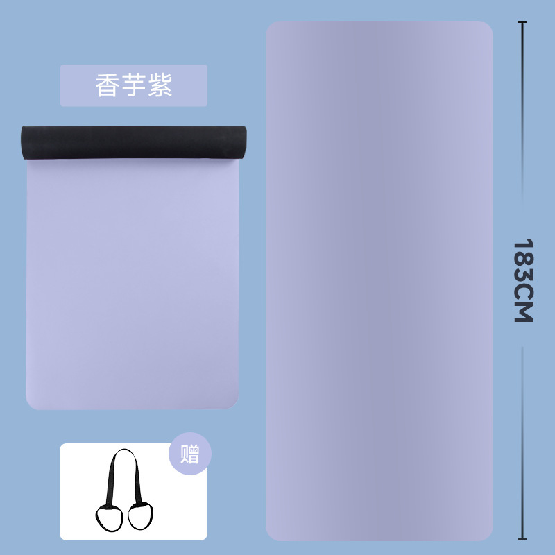 PU橡胶瑜伽垫体位线5mm加宽健身运动垫土豪垫支持做logo 厂家批发|undefined