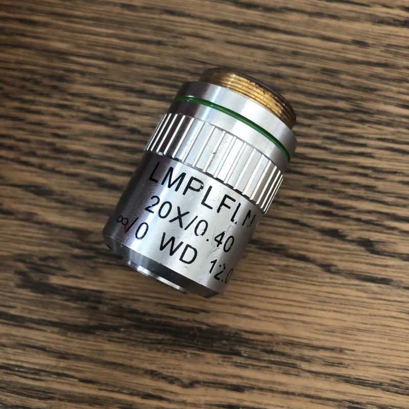 OLYMPUS奥林巴斯LMPLFLN 20X/0.40显微镜物镜镜片完好