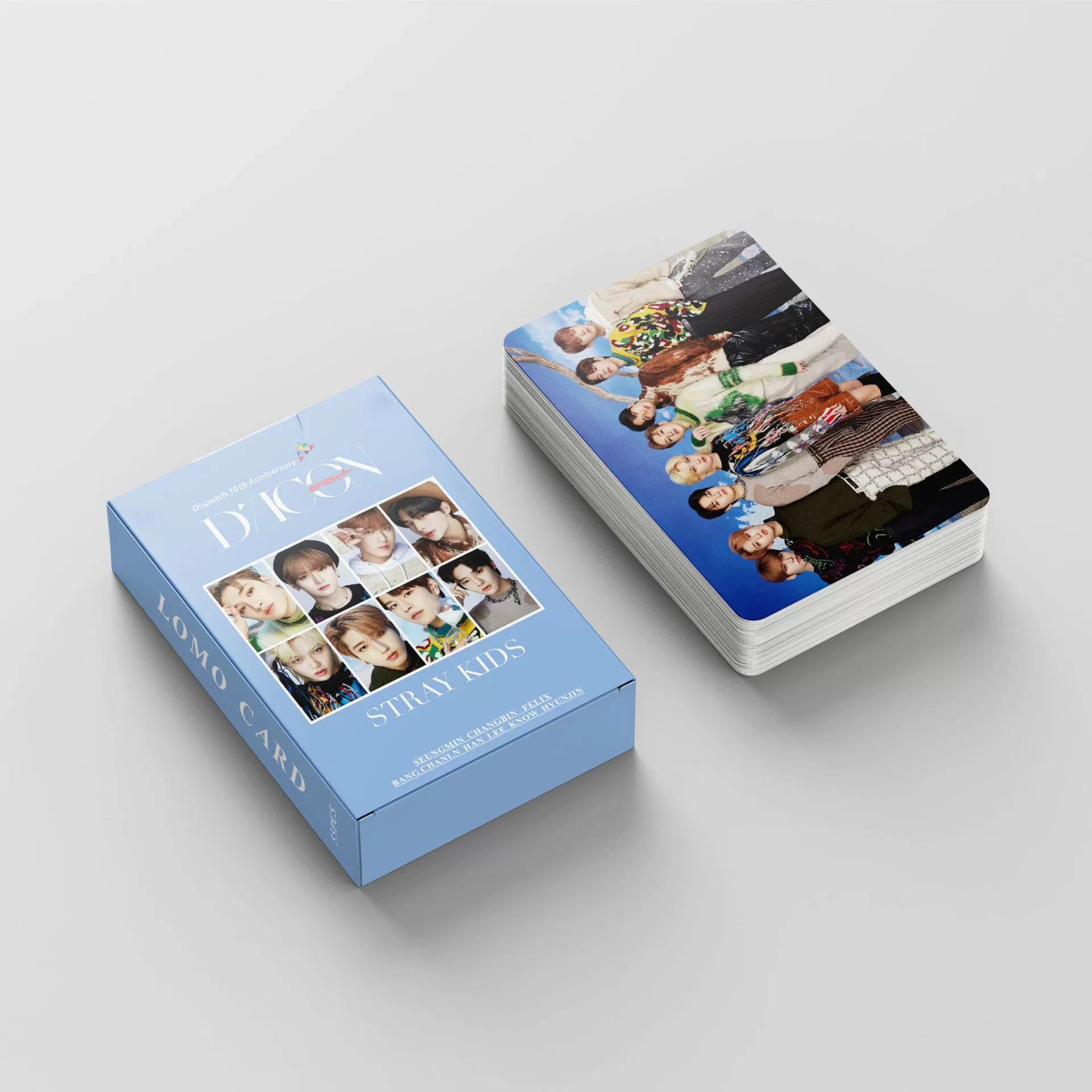 Горячая продавец — набор 55 карточек StrayKids, D’festa журнал, K-POP фирменные LOMO-фотокарточки