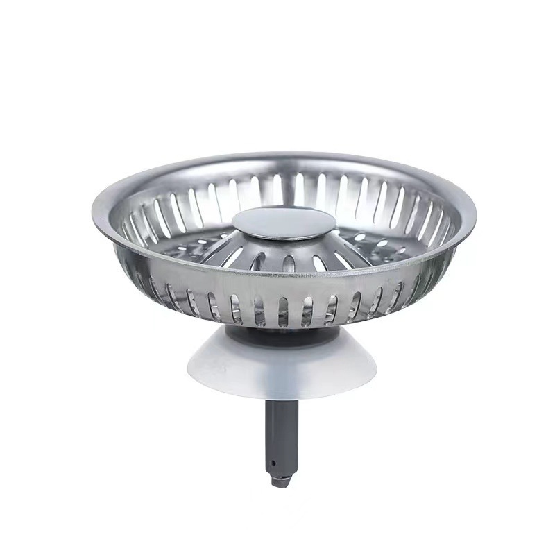 구식 싱크 필터 플러그 - 스테인레스 스틸 필터 - 실버