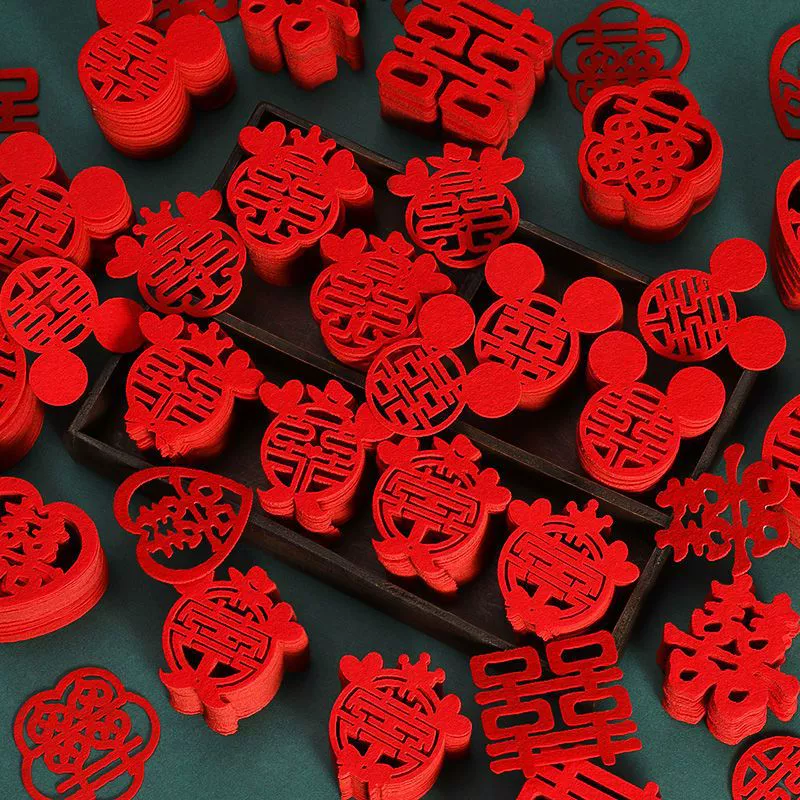 Комплект свадебные 囍 囍 囍 套 喜 小 字 свадебные изделия свадебный файл свадебное оформление код Джеттопинг