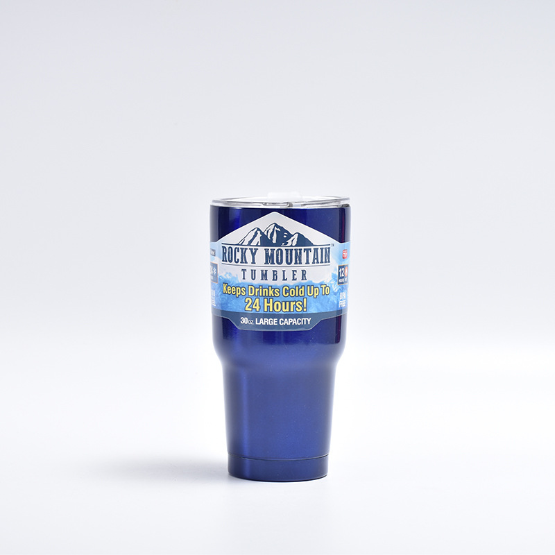 Verano caliente frío-mantenimiento taza de helado europeo y americano 30oz taza de coche 304 de acero inoxidable vacío termo taza al por mayor