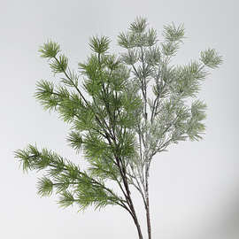 仿真白皮松永生装饰松树枝马尾松绿植华山松松针场景布置摄影道具