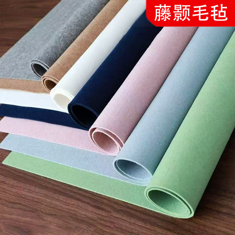 Factory Direct Supply 1Mm—5Mm Colorfulful Felt Handmade DIY Can Be Cut 40 Colorfuls Non-Woven Fabric Felt Cloth Factory Direct Supply 1Mm—5Mm Colorfulful Felt Handmade DIY Can Be Cut 40 Colorfuls Non-Woven Fabric Felt Cloth