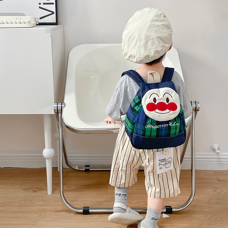 De dibujos animados de los niños divertidos mochila de Kindergarten de los niños de lona ligera pequeña mochila niños y niñas bebé escuela mochila