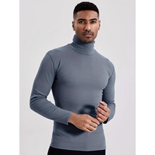 Q 33415 Double Sided Fleece High Neck Long Sleeve T-Shirt ��