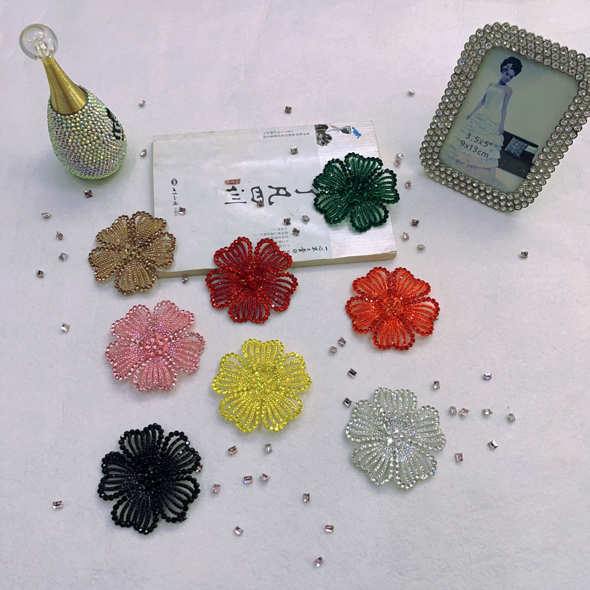 ���괿�ֹ��󻨶�diy ͷ�ΰ����ػ� ��װ���ϻ� ɽ�軨ñͷ�����