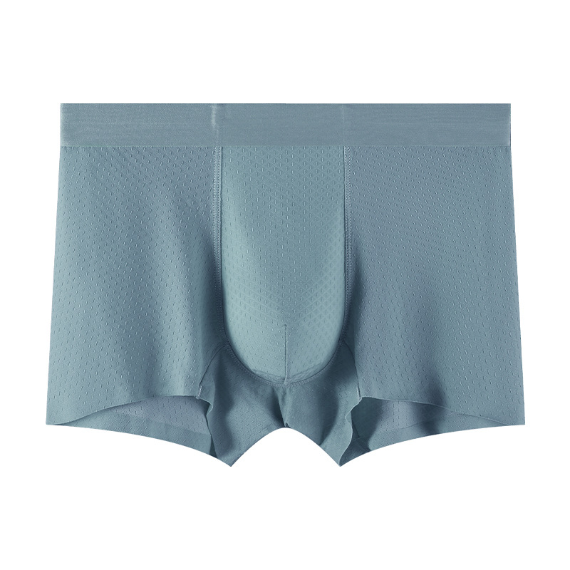Ropa interior de hombre de seda de hielo transpirable y cómoda al por mayor personalizada