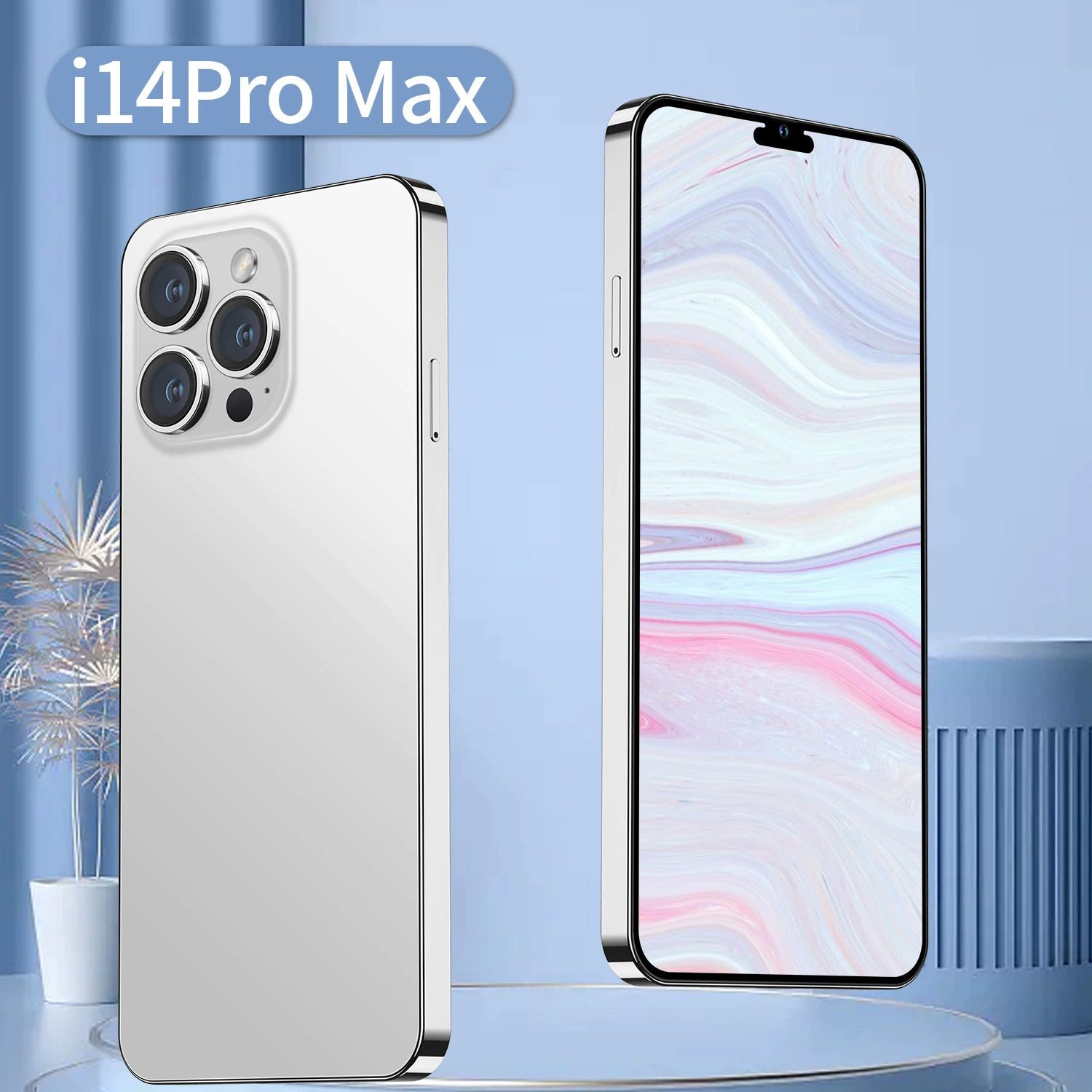 Смартфон Intel Core i14 14 Pro Max, 64ГБ/128ГБ, США, цвета: черный, белый, золото, фиолетовый, синий