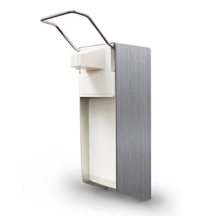Supply of Elbow-Pressed Aluminum Alloy Soap Dispenser to Press and Release Liquid in Public Places, Press Soap Dispenser, Manual Sterilizer