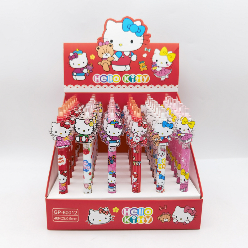 GP - 80008 miel Nieve Ice City parche pulsar lápiz móvil Kapibara Kulomi alto valor de la cara estudiante lápiz neutro 0.5