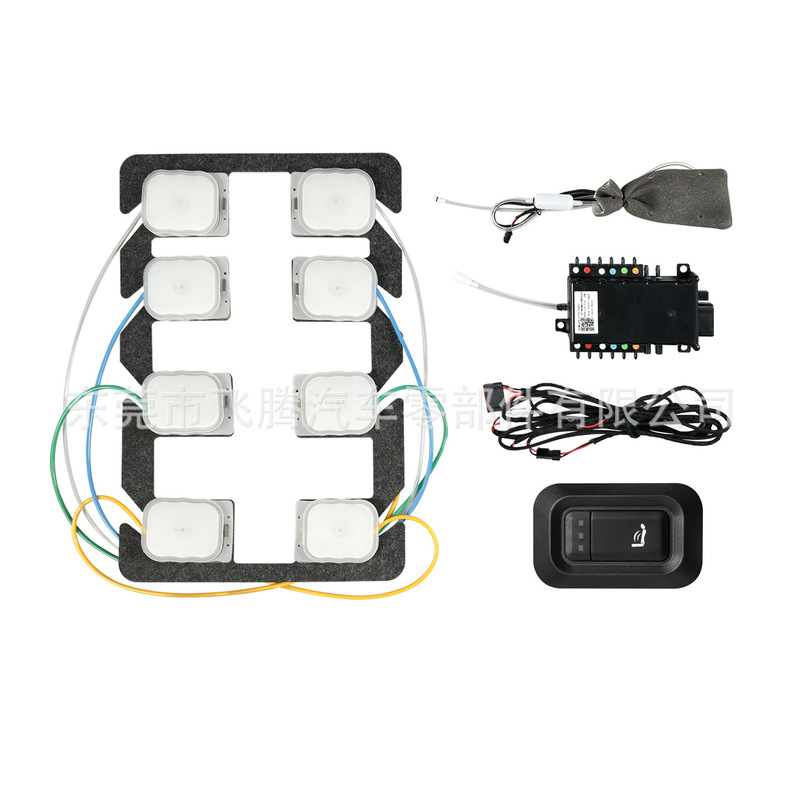 Car Seat Massage System 12V Built-In 8-Point Tpu Silent Airbag Original Car Seat Comfort Modification Kit Car Seat Massage System 12V Built-In 8-Point Tpu Silent Airbag Original Car Seat Comfort Modification Kit