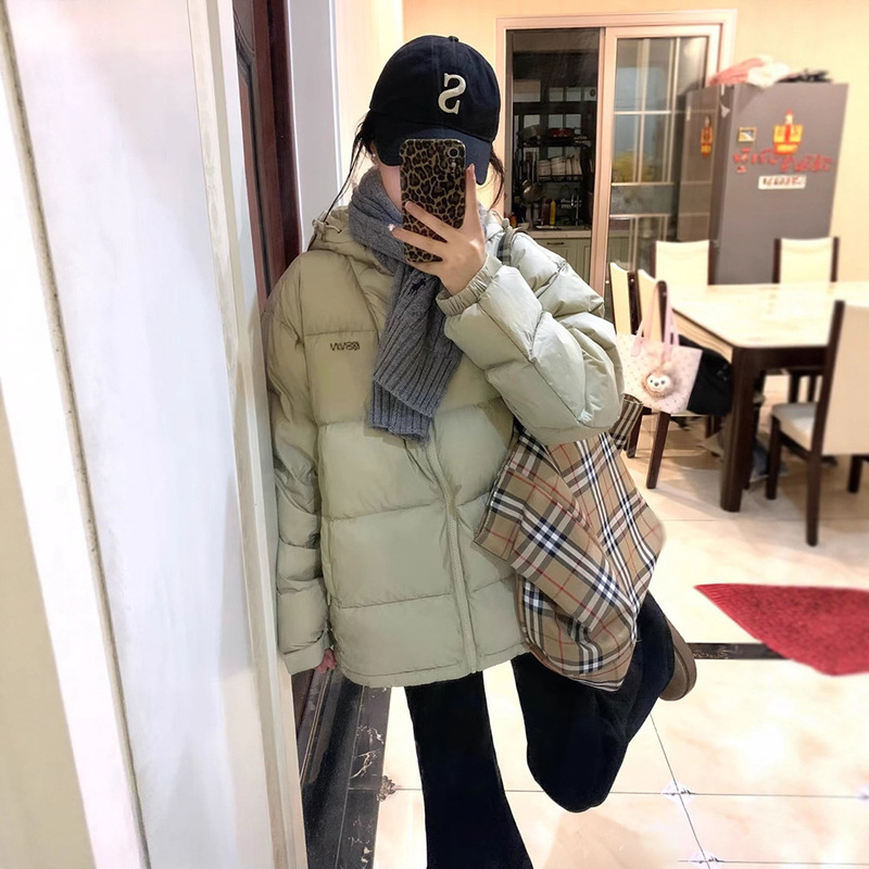Northeast Thickened Tall Warm White Duck down Jacket for Women Winter 2025 New Korean Style Outdoor Puffer Coat