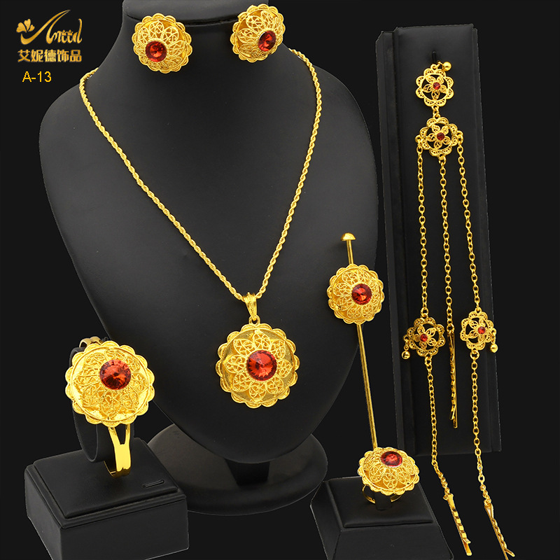 Jewelry, set, 6 pieces