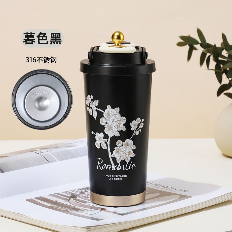 Stainless steel, black