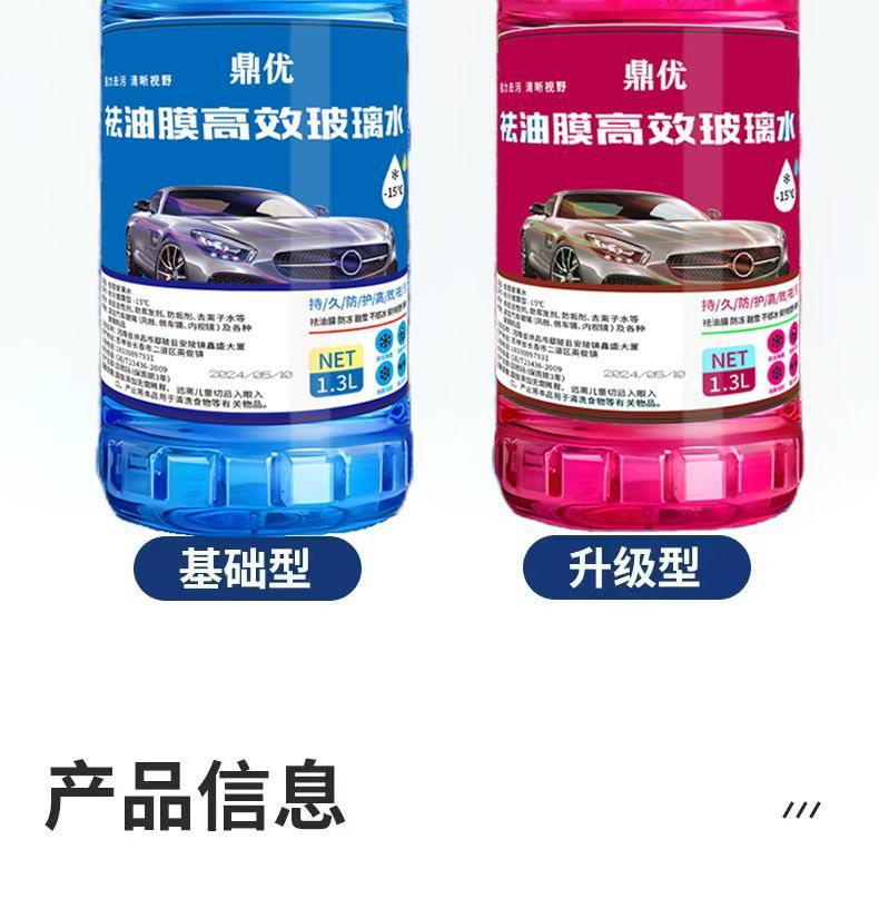 Winter Antifreeze Glass Cleaner, Suitable for All Seasons, Can Withstand Temperatures as Low as -40 Degrees, Whole Box, Car Decontamination, Northern Region Oil Film Remover, Insect Glue Remover