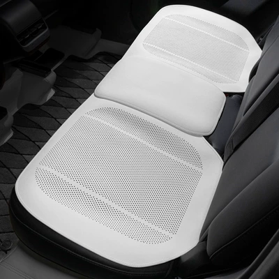 Seat cushion, seat cover — Cooling Cushion Seat Pad - type-b-thin-cushion-off-white-rear-row-1-piece