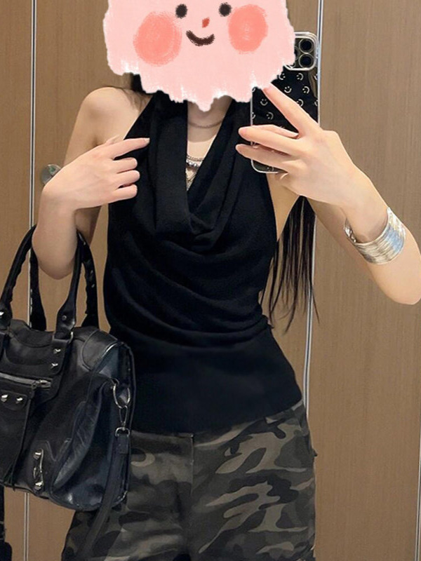 Summer top with cups sleevless