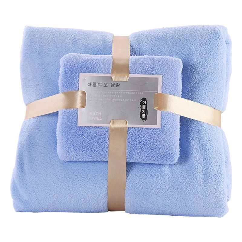 Комплект полотенец для полотенец Коралловый бархат