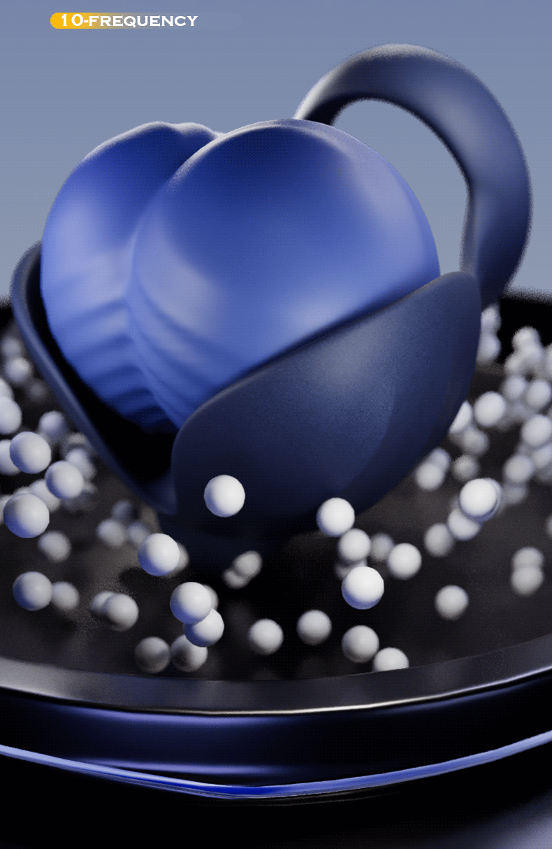 APP-Controlled Vibrating Egg Lock with Silicone Scrotum Sleeve for Adult Training — detail image 22