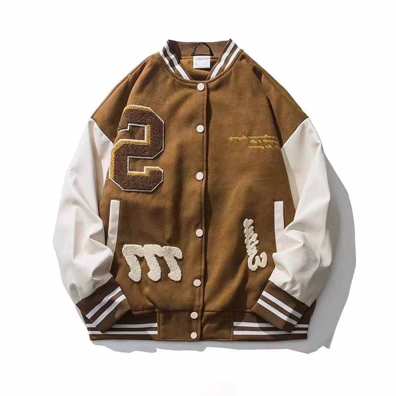 American street fashion brand 2023 spring and autumn new baseball suit men's and women's loose jacket couple's jacket_voghion.com