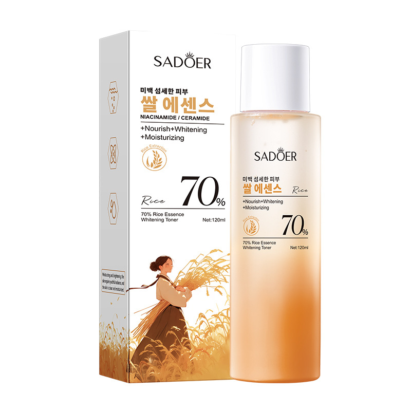 Tónico blanqueador SADOER con esencia de arroz al 70 % (versión en idioma extranjero) 120 ml_voghion.com