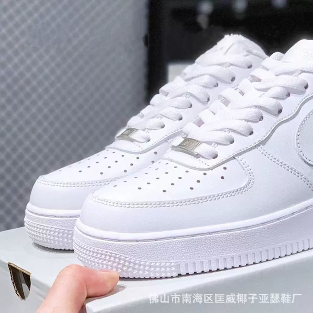 Nike Air Force 1, низкие классические белые кеды, кроссовки для мужчин и женщин