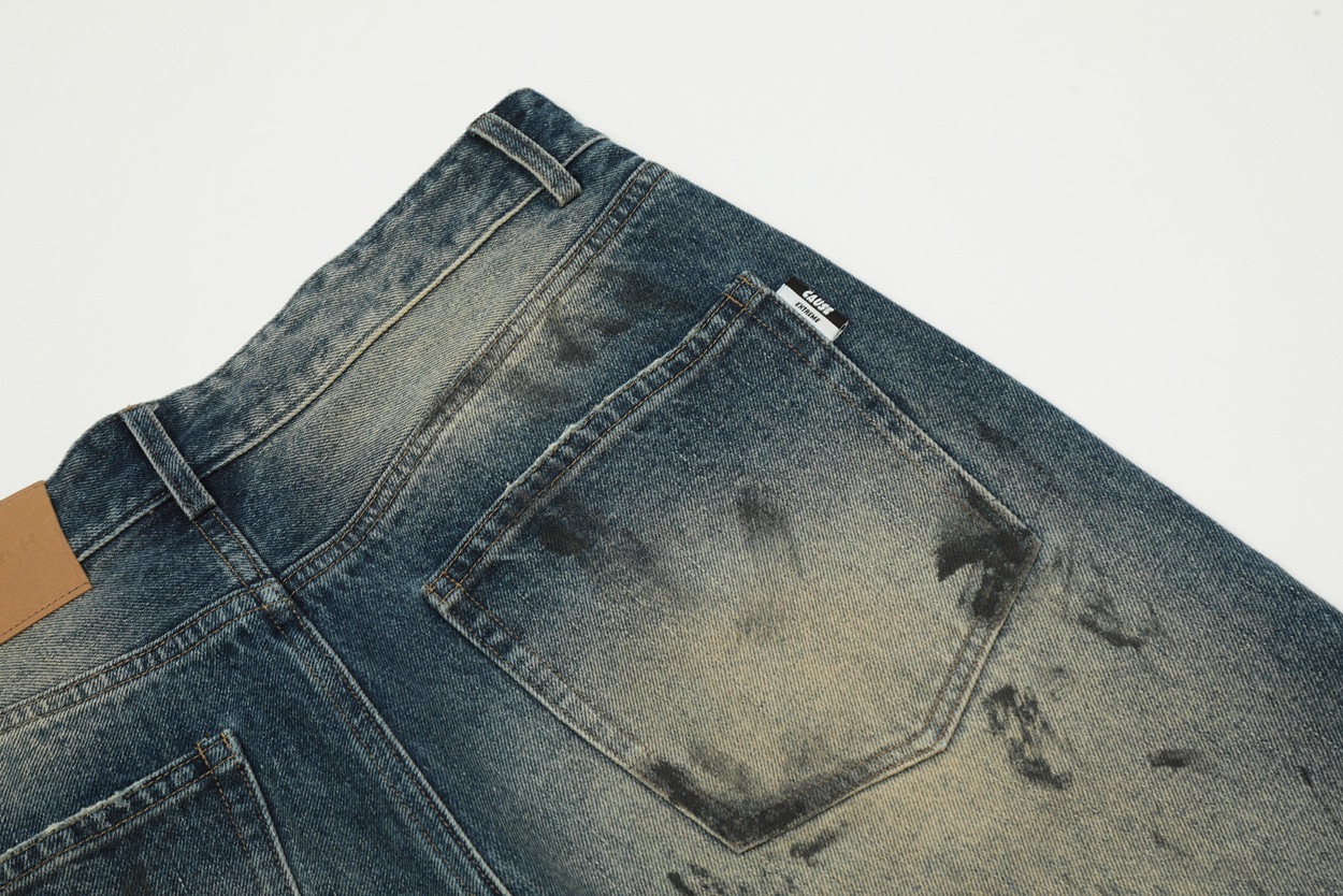 YON MODISH Herrenbekleidung 2024 Herbst Neues Produkt Meichao High Street Gewaschene und gebrauchte Cowboyhose_voghion.com