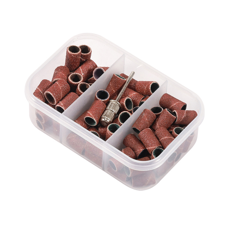 Especial transfronterizo para anillo de pulido de uñas en caja máquina de pulir anillo de pulido de uñas marrón negro blanco con rodamiento