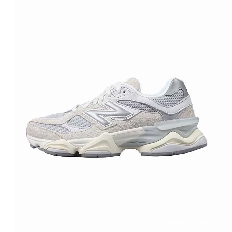 Кроссовки для бега Lang Xin Bai Lun nb9060 2025 года, мужские и женские, с высочивающей подошвой, стильные ретро спортивные кроссовки