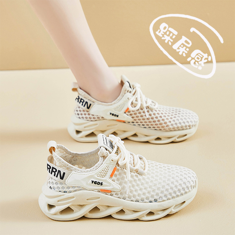 Hydrogen Cloud Women's Shoes Summer Thin Breathable 2024 New Mesh Hollow sneaker Women's Shock Absorbing Lightweight Mesh Shoes