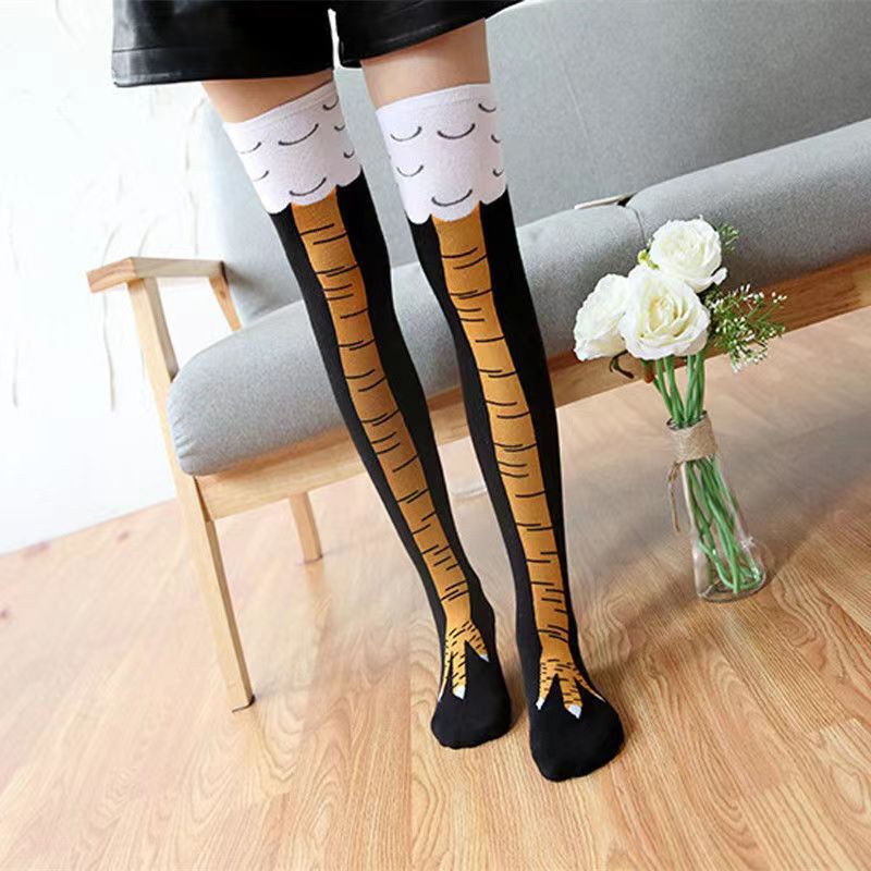 Chicken Claw Socks Funny Douyin Same Style Funny Socks Socks Valentine's Day Birthday Gift Ostrich Mid-Tube Ins Long Tube
