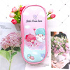 Cartoon capacious Japanese cute children's pencil case with zipper for elementary school students