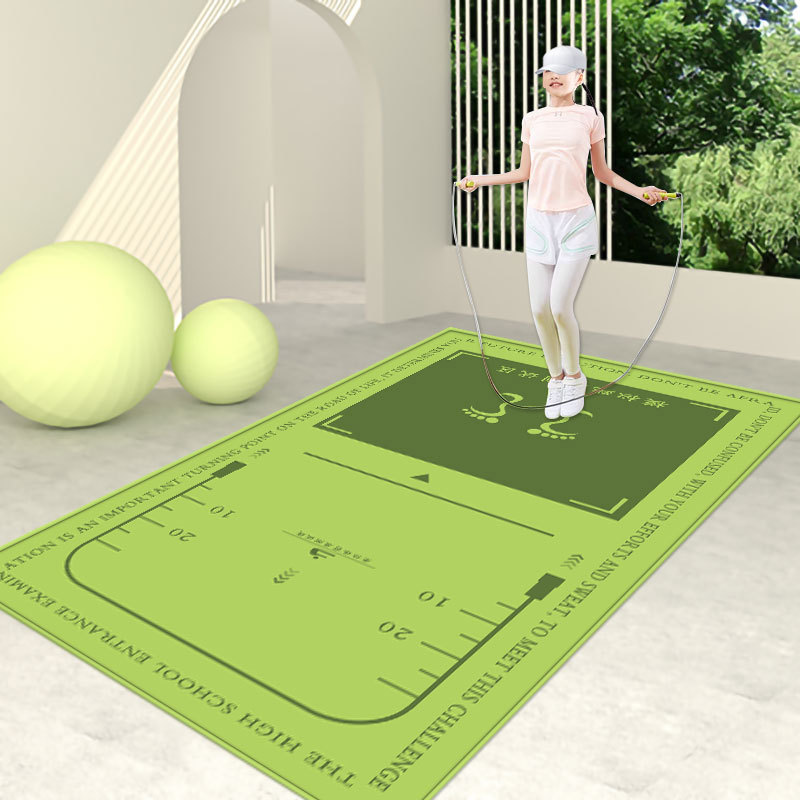 줄넘기 본체 측면 패드 녹색