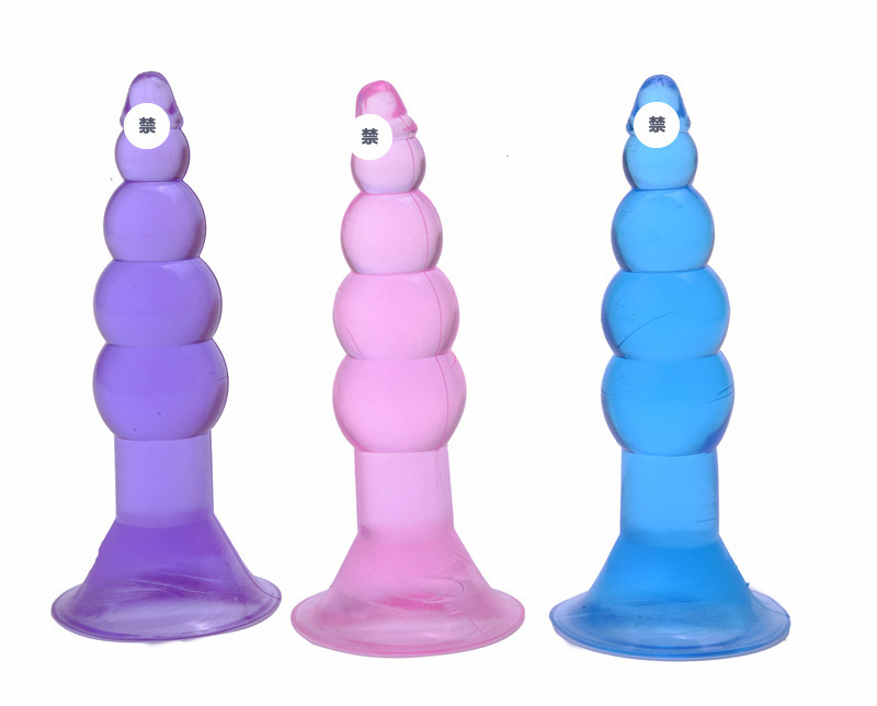 Wilianzhu Anal Plug with Pull Beads, TPE, Black, Adult Anal Training Toy — detail image 14
