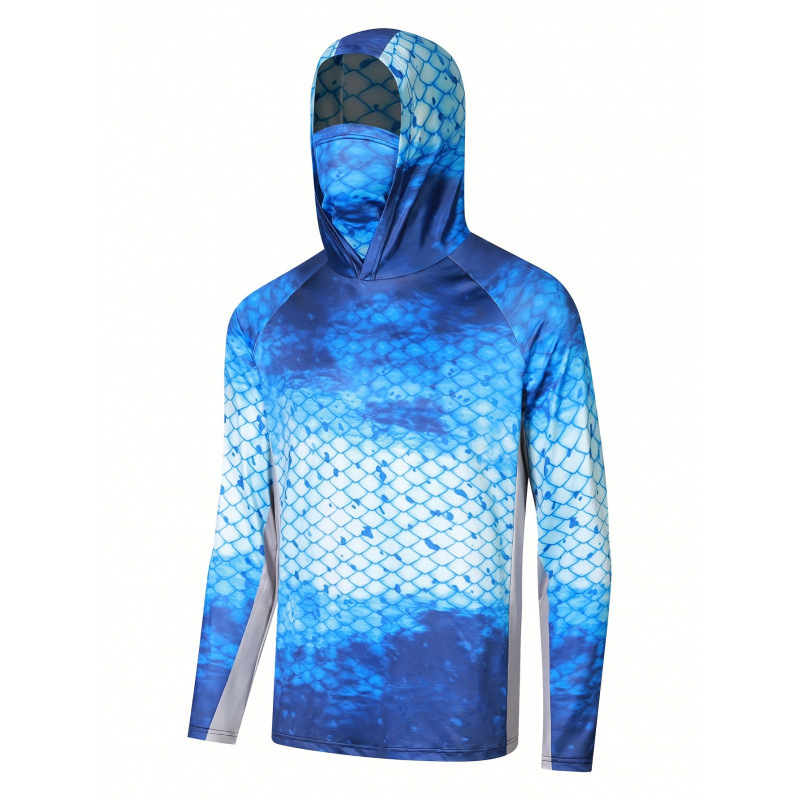 Fishing Clothing Quick-Drying Sun Protection Clothing Men's Ice Silk Quick-Drying Breathable Fishing Clothing Summer Fishing Clothing