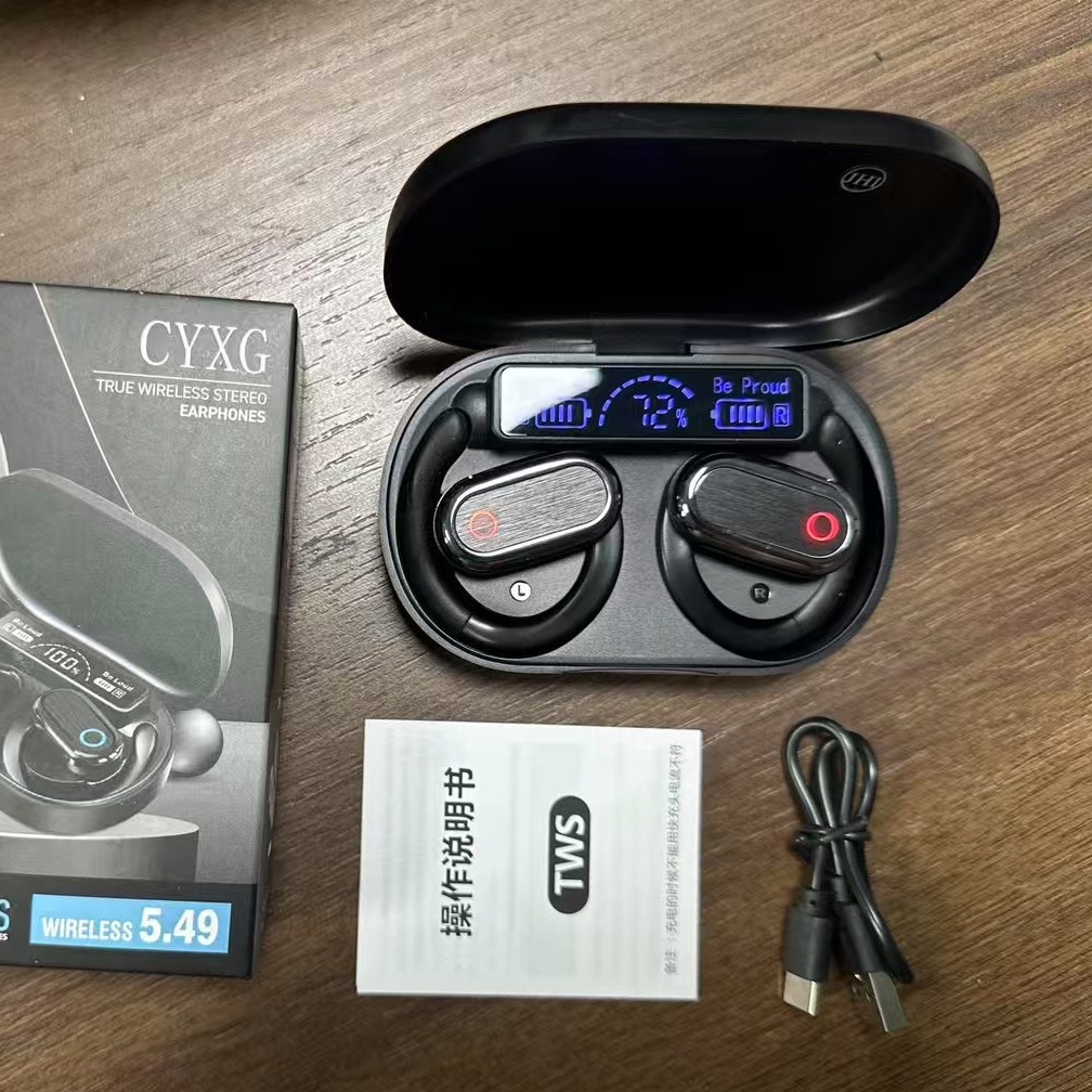 2025 nuevo modelo de banco de energía X95 auriculares inalámbricos Bluetooth tipo colgante sin oído, alta calidad de sonido, larga duración de la batería transfronteriza image 4