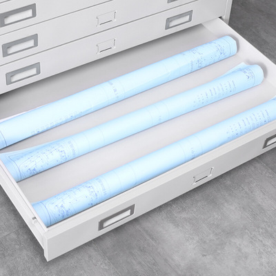 Bottom drawing file cabinet project data No. 1 drawer-style film cabinet architectural drawing cabinet map and painting storage cabinet