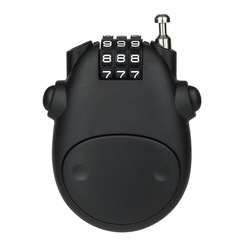 Yifeng Cartoon Cow Telescopic Wire Rope Cable Code Lock Suitcase Car Clothes Sled Motorcycle Helmet Lock