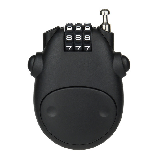 Yifeng Cartoon Cow Telescopic Wire Rope Cable Code Lock Suitcase Car Clothes Sled Motorcycle Helmet Lock