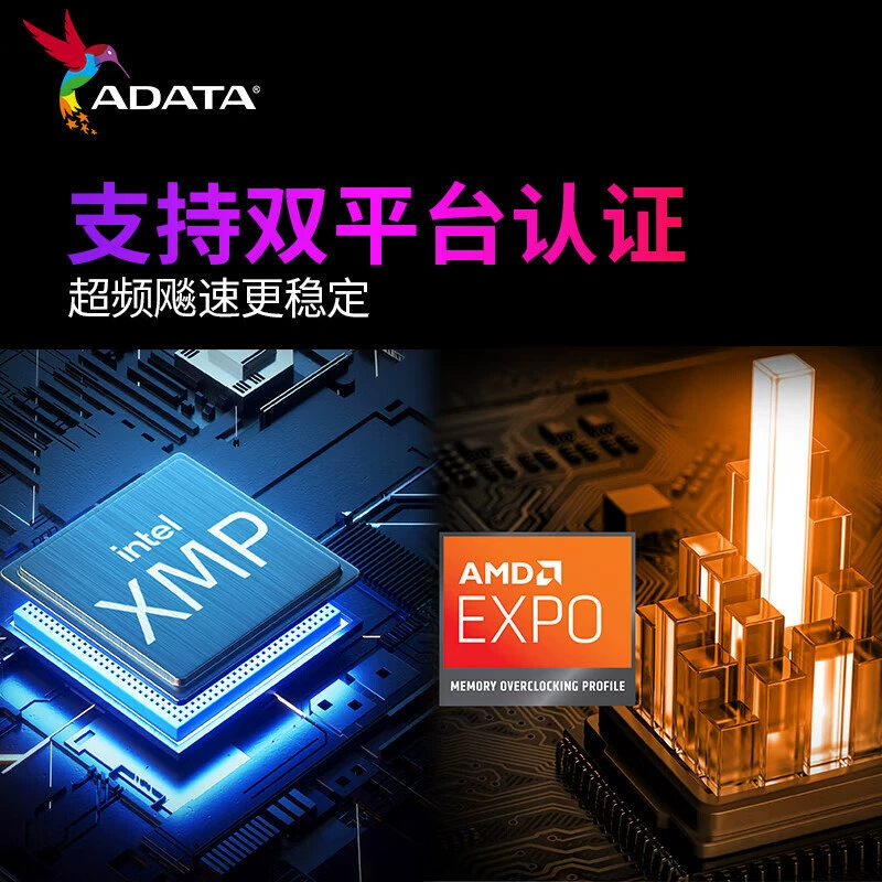 Память DDR5 XPG D300 32G (2×16GB) 6000/6400 МГц для настольного разгона