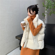 網紅馬甲女2022秋冬新款韓版設計感小眾ins羽絨棉服馬夾棉衣外套