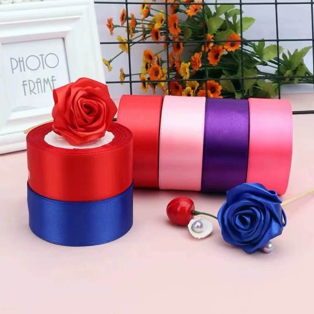 Лента 4 см оптом, diy роза-лента, кремовая коробка для торта, цветочная лента, свадебные аксессуары, специальная лента