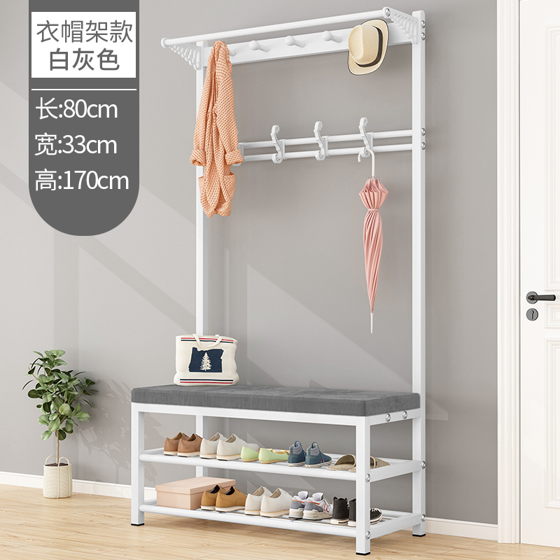 80CM-화이트그레이 [신발걸이 옷걸이 스타일]❃가정용 핫 세일
