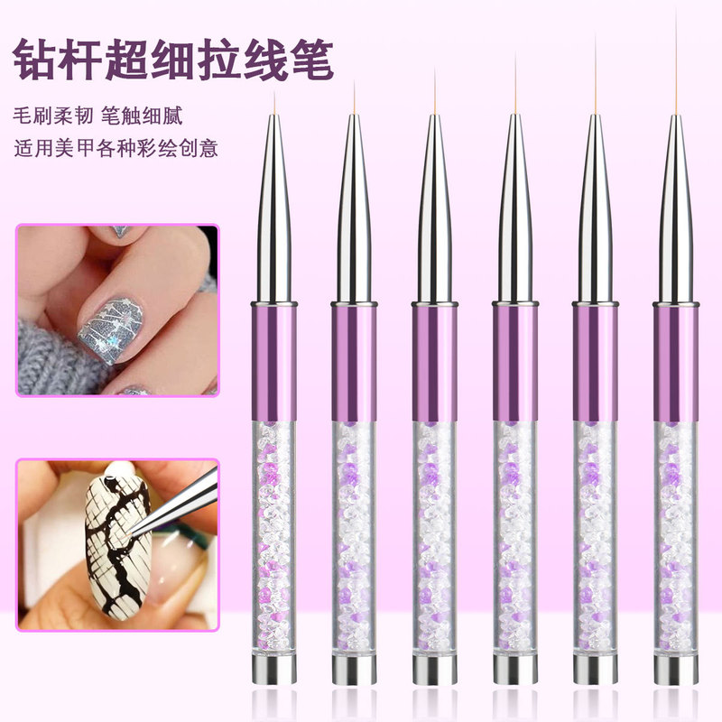 Cross-Border Manicure Pen Purple Drill Rod Carved Manicure Pen Japanese Manicure Set Tool Needle Tube Paint Pen Cross-Border Manicure Pen Purple Drill Rod Carved Manicure Pen Japanese Manicure Set Tool Needle Tube Paint Pen